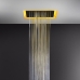 Gessi Afilo Душивая система 50x50см, потолочная, режимы: тропический ливень, хромотерап, с пультом д/у, цвет: белый. 57501#279