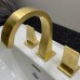 THG Pure Смеситель для раковины, 3 отв., с донным клапаном, цвет: Matt gol. G04-F07-151