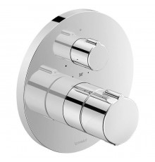 Duravit C.1 Смеситель термостатический для душа, встраиваемый, с запорным клапаном, цвет: хром. GK0900000000,  C14200016010