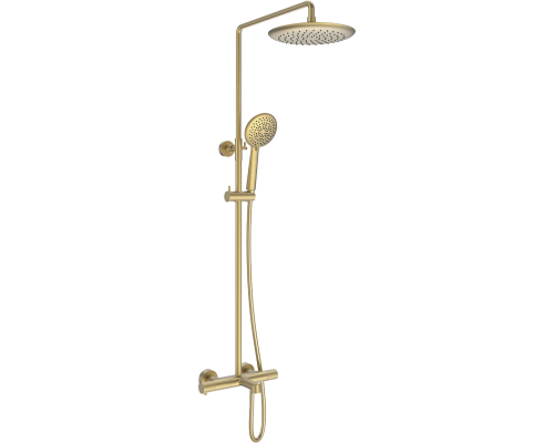 Душевая стойка Vincea Desire VSFS-1D1TBG с термостатом, брашированное золото Душевая стойка Vincea Desire VSFS-1D1TBG с термостатом, брашированное золото