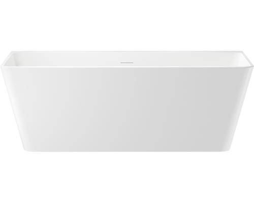 Акриловая ванна Wellsee Graceful Pro 170x80 см, отдельностоящая, белая, на ножках, со сливом-переливом, с донным клапаном, фурнитура черная