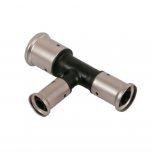 Тройник переходной уменьшенный с двух сторон, ПВДФ пресс, 20x16x16, HENCO 11PK-201616