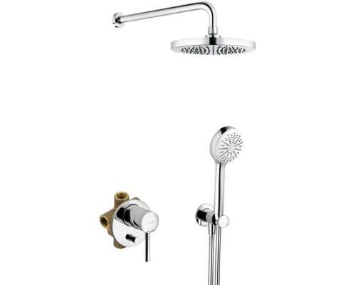 Kludi 38 630 0576 Bozz Набор для комплектации душа 7в1, Ø200/96 мм, 1/1 режим 386300576