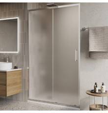 Душевая дверь в нишу BelBagno Luce BF-1-120-P-Cr профиль хром, стекло рифленое