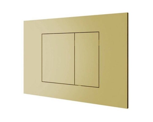 Almar WC Plate Клавиша двойного смыва, для инсталляций TECE и GEBERIT, цвет: Polished PVD Gold. E330001.GO Almar WC Plate Клавиша двойного смыва, для инсталляций TECE и GEBERIT, цвет: Polished PVD Gold. E330001.GO