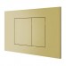Almar WC Plate Клавиша двойного смыва, для инсталляций TECE и GEBERIT, цвет: Polished PVD Gold. E330001.GO