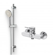 Душевой комплект Смеситель для душа AM.PM X-Joy F85A20000 + Гарнитур Gem F0190000 хром