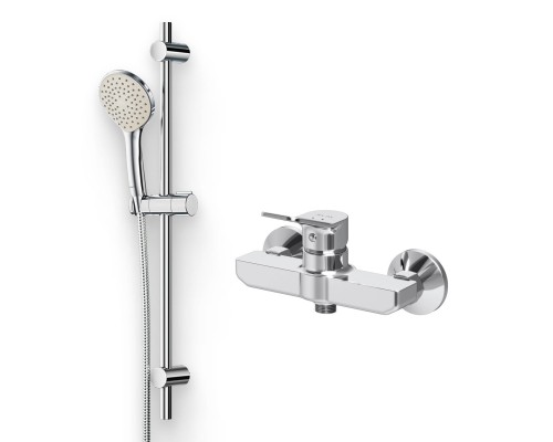 Душевой комплект Смеситель для душа AM.PM X-Joy F85A20000 + Гарнитур Gem F0190000 хром