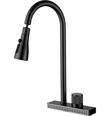 Смеситель для кухни Ledeme L74198B черный