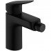 Hansgrohe Logis Смеситель для биде, 1 отв., с донным клапаном, цвет: черный матовый. 71200670