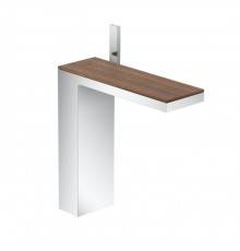 Axor MyEdition Смеситель для раковины, на 1 отв., излив 245мм, с донным клапаном, цвет: хром/черный орех. 47022000,  47907000