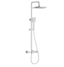 Душевая стойка Wonzon   Woghand WW-AE33110-MW, матовая белая