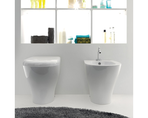 Kerasan Aquatech Унитаз напольный 55х36см, с крепежом, цвет: белый. 371901