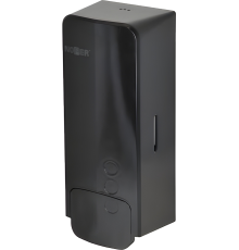 Диспенсер для мыла Nofer Evo 03040.N черный + Салфетки Nofer OC-1-33 100 шт