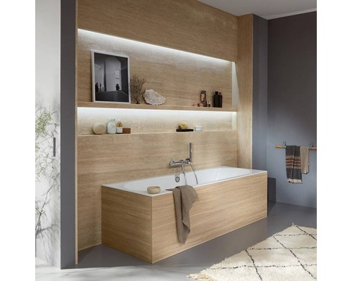 VilleroyBoch Oberon 2.0 Ванна встраиваемая, 170x75 см, прямоугольная, слив-перелив хром в комплекте , цвет: белый. UBQ170OBR2DV-01 VilleroyBoch Oberon 2.0 Ванна встраиваемая, 170x75 см, прямоугольная, слив-перелив хром в комплекте , цвет: белый. UBQ170OBR2DV-01