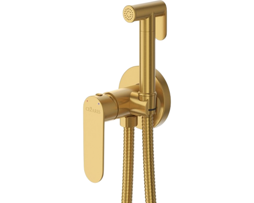 Гигиенический душ Cezares Stylus STYLUS-DIF-BORO С ВНУТРЕННЕЙ ЧАСТЬЮ, брашированное золото