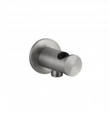 Gessi Shower316 Держатель для душевой лейки с выводом воды на 1/2, цвет: шлифованная сталь. 54161#239