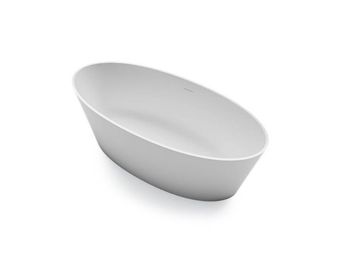 Gruppo Treesse Alma Ванна отдельностоящая 175х80х55 см, с сливом-переливом и сифоном, Solid Surface, цвет: белый матовый . V015BO Gruppo Treesse Alma Ванна отдельностоящая 175х80х55 см, с сливом-переливом и сифоном, Solid Surface, цвет: белый матовый . V015BO