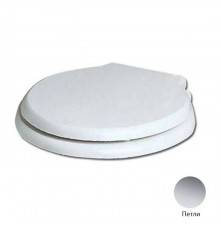 Azzurra Jubilaeum Сиденье для унитаза, микролифт, цвет: Bianco lucido/хром. 1800/F bi/cr
