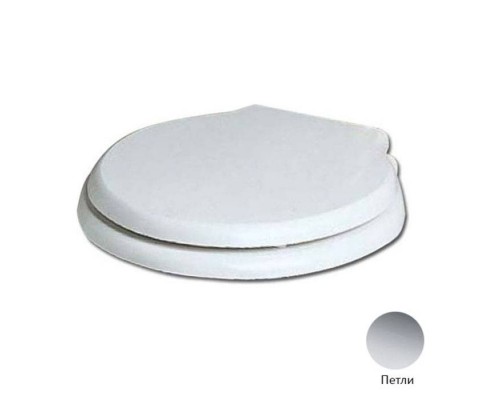 Azzurra Jubilaeum Сиденье для унитаза, микролифт, цвет: Bianco lucido/хром. 1800/F bi/cr Azzurra Jubilaeum Сиденье для унитаза, микролифт, цвет: Bianco lucido/хром. 1800/F bi/cr