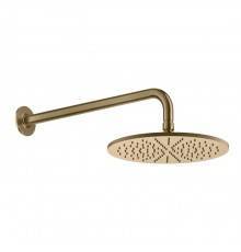 GESSI INCISO Душевая головка настенная, шарнирная на 1/2rdquo;, Oslash;30см, цвет Warm Bronze Br. PVD. 58248#726