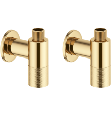 Вентиль Wellsee Drainage System 182148001 угловой, золото, 2 шт.