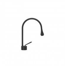 Gessi Goccia Смеситель для раковины на 1 отверстие, излив 174мм R=90, цвет: black XL. 33601#299