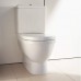 Duravit Starck 3 унитаз моноблок приставной 65.5х36см,  слив в стену , с креплениями, цвет: белый. 0126090000,  0920100005