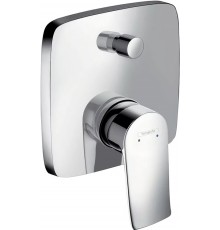 Встраиваемый смеситель для душа и ванны Hansgrohe Metris 31454000, С ВНУТРЕННЕЙ ЧАСТЬЮ