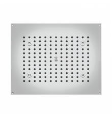 BOSSINI DREAM-RECTANGULAR Верхний душ 470 x 370 мм с 4 LED RGB, блок питания/управления, Cromoterapia, цвет: хром. H37450.030