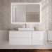 Kerama Marazzi PLAZA Modern Тумба подвесная 120x48см, 3 ящика, цвет: белый . PLB.M.120.3\WHT
