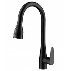 Смеситель для кухни Wonzon   Woghand WW-121E201B-MB матовый черный