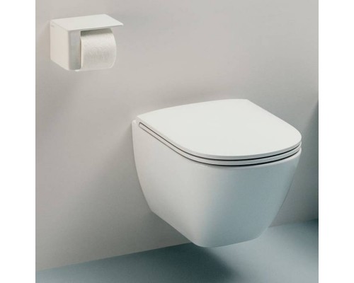 Laufen Lua Унитаз подвесной 49x36см, безободковый, укороченный, цвет: белый глянцевый. 8.2008.3.000.000.1