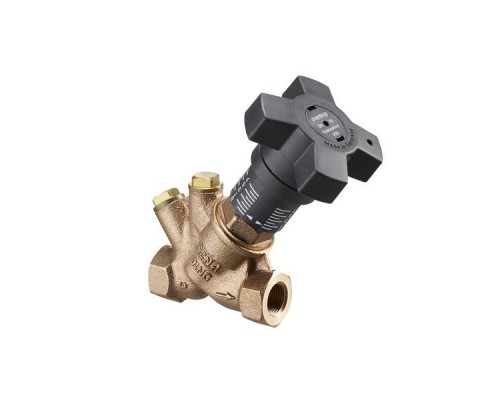 Вентиль регулирующий, Oventrop, Hydrocontrol VTR, преднастраиваемый, DN-15, 1/2, ВВ, PN, бар-25, T°C -от -20 до +150, бронза, измерительная техника classic, с присоединительными отверстиями для измерительной техники classic (закрыты заглушками) Вентиль регулирующий, Oventrop, Hydrocontrol VTR, преднастраиваемый, DN-15, 1/2, ВВ, PN, бар-25, T°C -от -20 до +150, бронза, измерительная техника classic, с присоединительными отверстиями для измерительной техники classic (закрыты заглушками)
