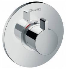 Hansgrohe Ecostat Смеситель для душа, встраиваемый, термостат, внешняя часть,  цвет: хром. 15756000