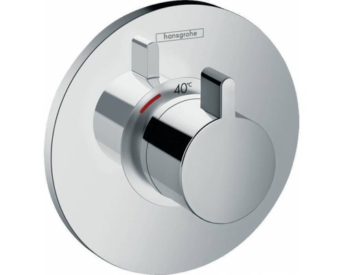Hansgrohe Ecostat Смеситель для душа, встраиваемый, термостат, внешняя часть, цвет: хром. 15756000 Hansgrohe Ecostat Смеситель для душа, встраиваемый, термостат, внешняя часть, цвет: хром. 15756000