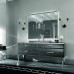 VITAGE milldue edition HILTON Комплект мебели с тумбой под раковину, раковиной ZURIGO81, зеркалом ZURIGO, 180 см, напольный, цвет: Alligator silver/сталь. 9226.98.3 (С МЕБЕЛЬЮ), H107.73.98, 4054.180.73.98 + 9645.180, 3324.98