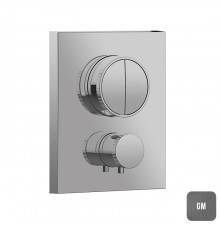 Almar Core Смеситель для душа, встраиваемый, термостатический, цвет: Gun Metal Brushed PVD. E176682.GM