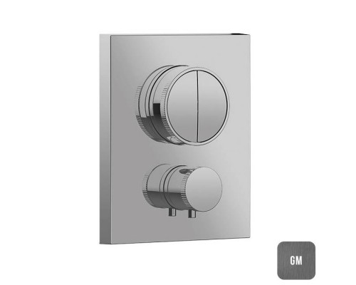 Almar Core Смеситель для душа, встраиваемый, термостатический, цвет: Gun Metal Brushed PVD. E176682.GM