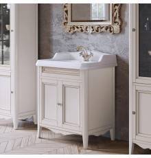 TW Veronica, База с раковиной Simas AR834bi*1 73x54см с 1отв. под смеситель , 2 расп. дверки, доводч. Blum, ручки: Riflesso бронза, напольная, цвет: Vintage. VER2073-V+AR834bi*1 комплект
