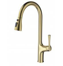 Смеситель для кухни Wonzon   Woghand WW-AE54123-BG брашированное золото