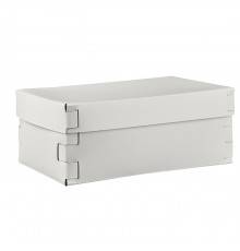 Colombo Adj Коробка Snob 32x20хH13.5см., настольная, цвет: белый/панна котта. BADJ3220-1016