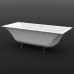 Knief Shape Ванна встраиваемая, 190x90xH60cм., с щелевым сливом переливом click-clack, с к-м ножек, цвет: белая матовая. 0600-777-01
