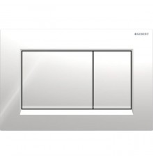 Geberit Sigma20 Клавиша для двойного смыва, квадратная, цвет: хром/хром матовый. 115.883.KH.1