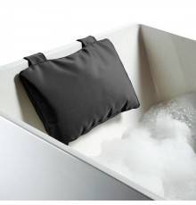 Decor Walther Loft NK Подушка для ванной 32x21см, на двух присосках, нейлон, подвесной, цвет: черный. 0952060