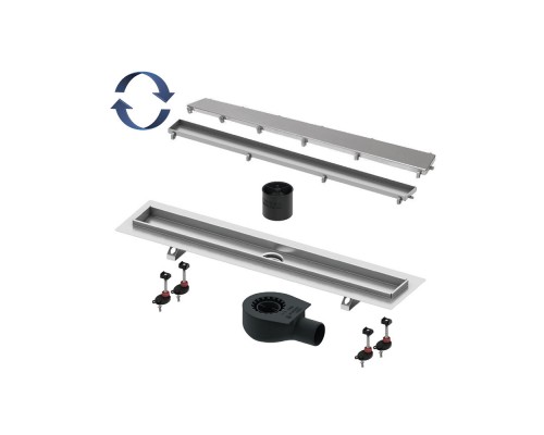 Комплект TECElinus для монтажа дренажного канала 2 в 1, с основой для плитки “tile” и “steel”, с мем 15103079