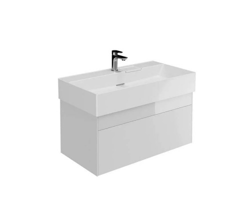 Kerama Marazzi Logica Тумба подвесная 86.8x46x40.3см., 2 ящика, цвет: белоснежный. LOG.90.2\WHT