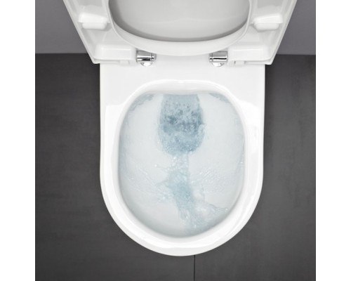 Laufen Pro Унитаз подвесной, безободковый, 53х36х34см., покрытие LLC, цвет: белый. 8.2096.6.400.000.1
