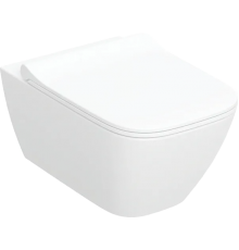 Унитаз подвесной Geberit Smyle Square 500.685.01.1 с микролифтом