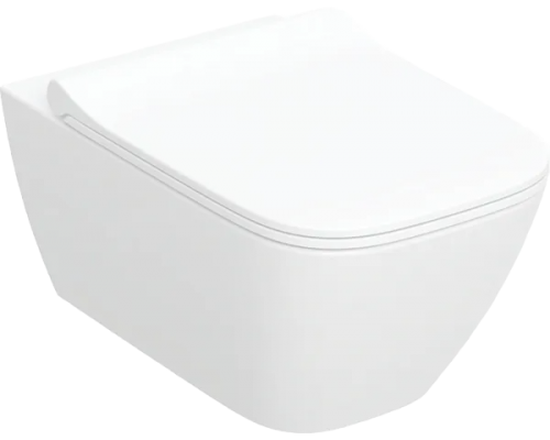 Унитаз подвесной Geberit Smyle Square 500.685.01.1 с микролифтом Унитаз подвесной Geberit Smyle Square 500.685.01.1 с микролифтом